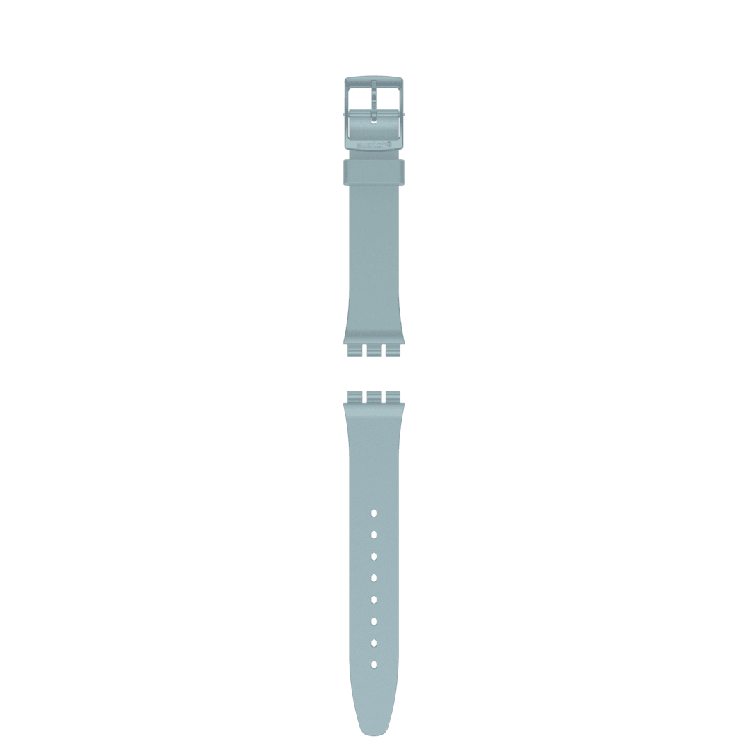 "GENT LIGHT BLUE SILICONE STRAP" Gallery Image #1