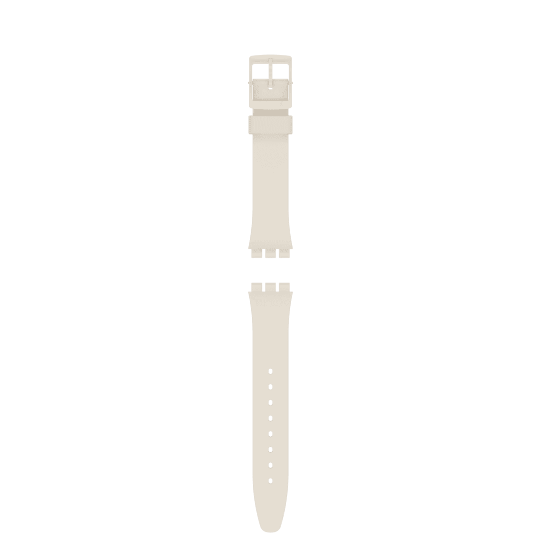 "GENT BEIGE SILICONE STRAP" Gallery Image #1