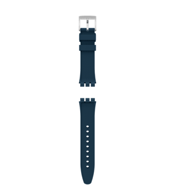 "IRONY NEW CHRONO BLUE RUBBER STRAP" Image #2