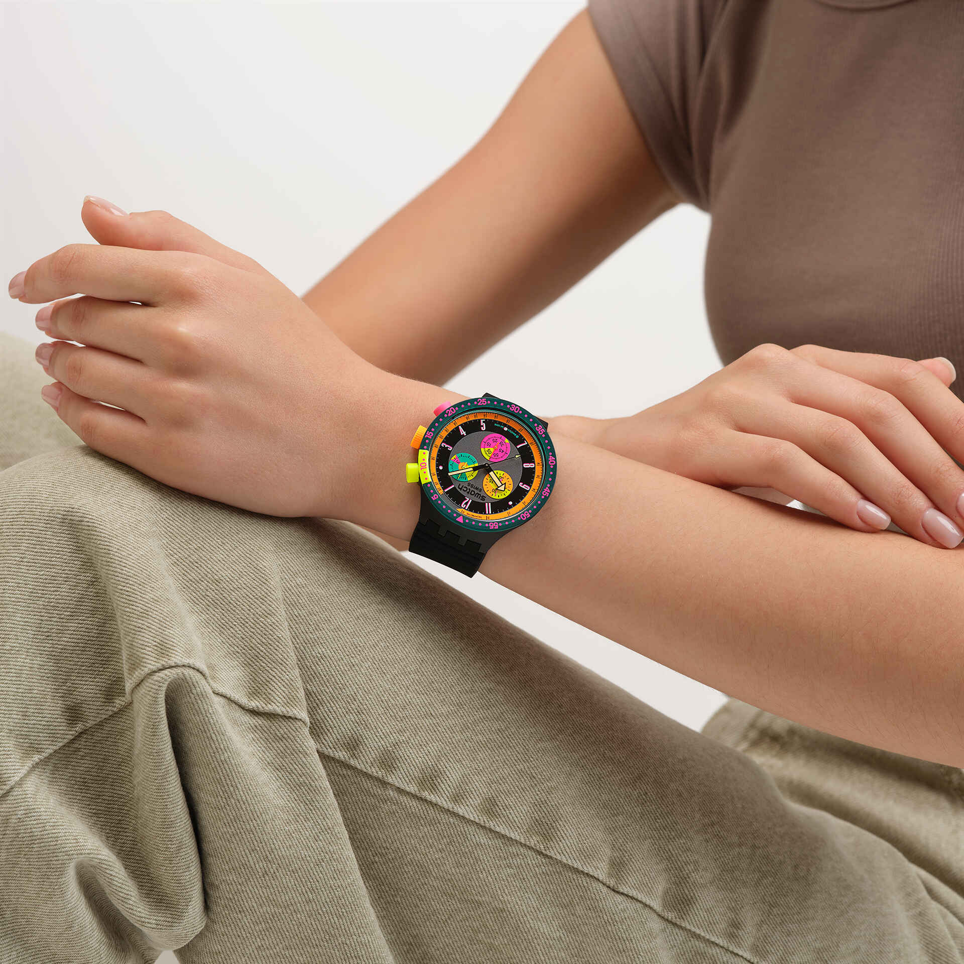 "SWATCH NEON SEPPIA" Gallery Image #1