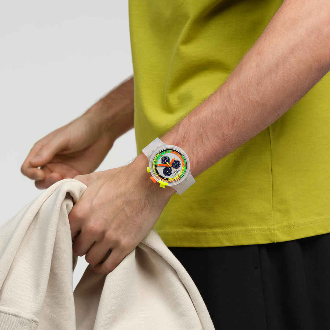 Life style view of product SWATCH NEON JELLY