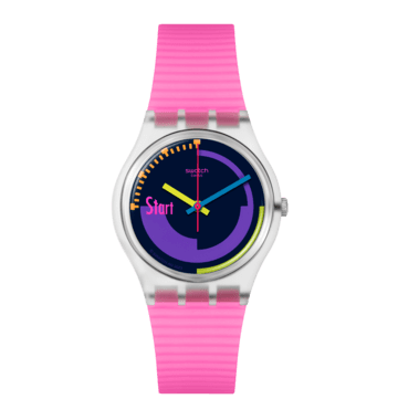 "SWATCH NEON PINK PODIUM" Image #2